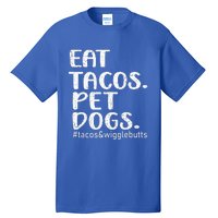 Vintage Eat Tacos Pet Dogs Tacos Tall T-Shirt