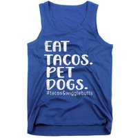 Vintage Eat Tacos Pet Dogs Tacos Tank Top