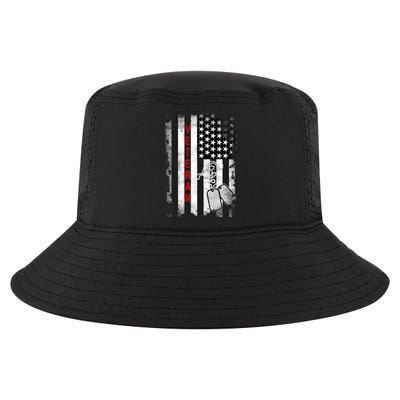 Veteran American Flag Cool Comfort Performance Bucket Hat