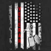 Veteran American Flag Cool Comfort Performance Bucket Hat