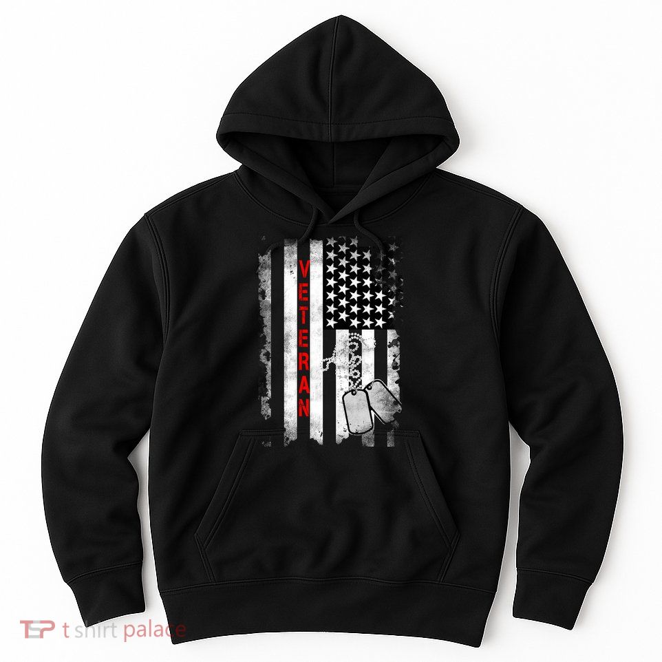 Veteran American Flag Hoodie