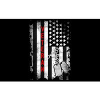 Veteran American Flag Bumper Sticker