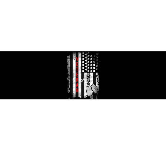 Veteran American Flag Bumper Sticker