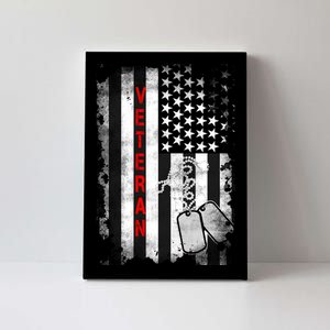 Veteran American Flag Canvas