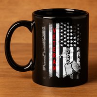 Veteran American Flag 11oz C Handle Ceramic Mug