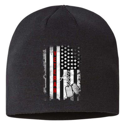 Veteran American Flag Sustainable Beanie