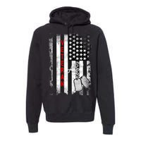 Veteran American Flag Premium Hoodie