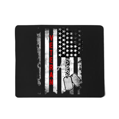 Veteran American Flag Mousepad