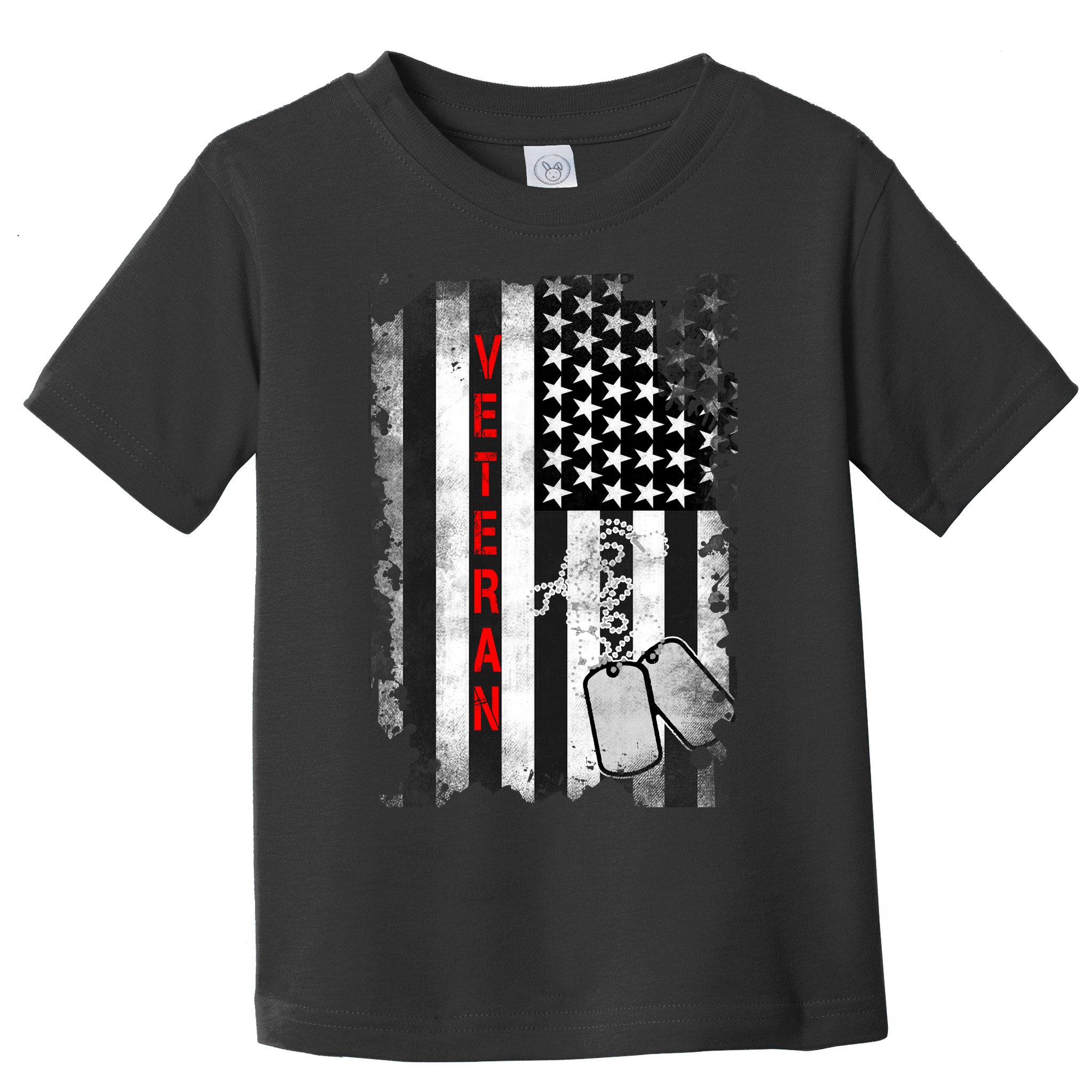Veteran American Flag Toddler T-Shirt