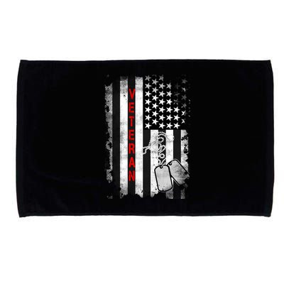 Veteran American Flag Microfiber Hand Towel