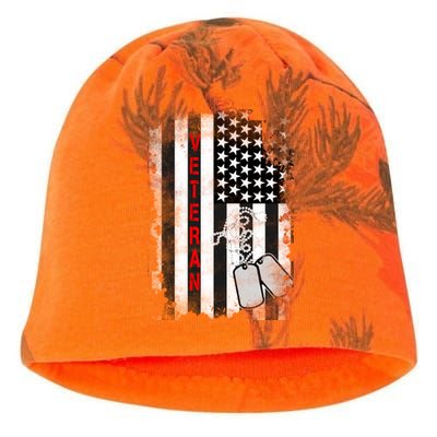 Veteran American Flag Kati - Camo Knit Beanie