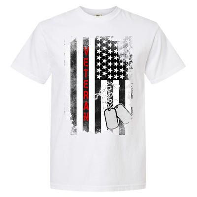 Veteran American Flag Garment-Dyed Heavyweight T-Shirt