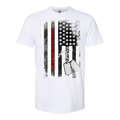 Veteran American Flag Softstyle CVC T-Shirt