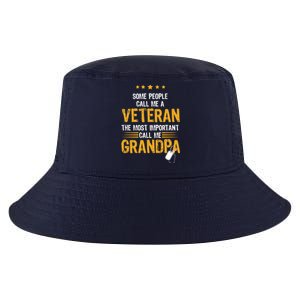 Veteran Grandpa Cool Comfort Performance Bucket Hat