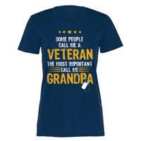 Veteran Grandpa Women's Momentum V-Neck T-Shirt