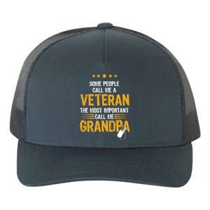 Veteran Grandpa Yupoong Adult 5-Panel Trucker Hat