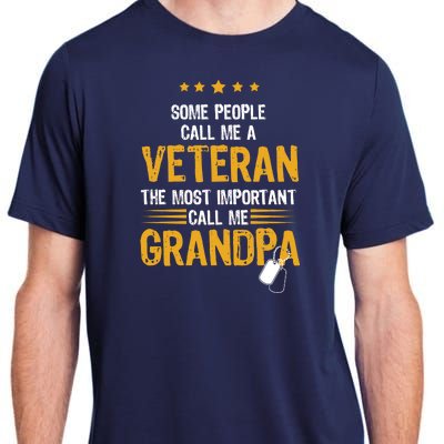 Veteran Grandpa Adult ChromaSoft Performance T-Shirt