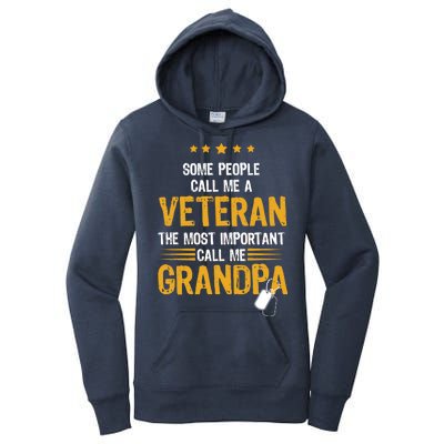 Veteran Grandpa Women's Pullover Hoodie