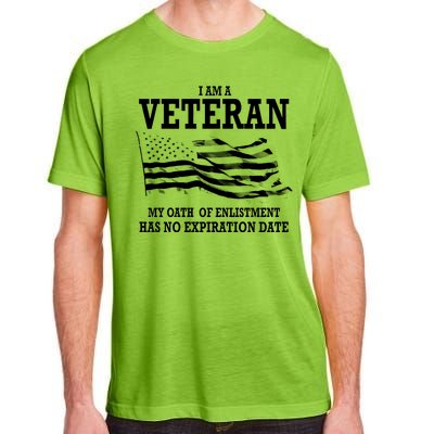 Veteran My Oath Of Enlistment Has No Expiration Date Adult ChromaSoft Performance T-Shirt