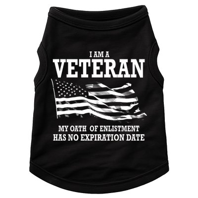 Veteran My Oath Of Enlistment Has No Expiration Date Doggie Tank