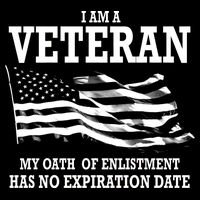Veteran My Oath Of Enlistment Has No Expiration Date Tall T-Shirt
