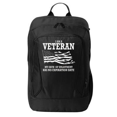 Veteran My Oath Of Enlistment Has No Expiration Date City Backpack