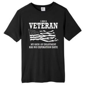 Veteran My Oath Of Enlistment Has No Expiration Date Tall Fusion ChromaSoft Performance T-Shirt