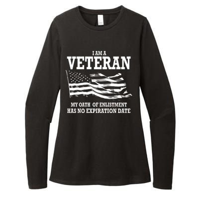 Veteran My Oath Of Enlistment Has No Expiration Date Womens CVC Long Sleeve Shirt