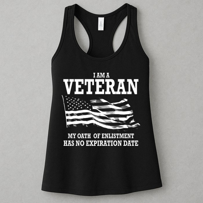 Veteran My Oath Of Enlistment Has No Expiration Date Womens Tank Top