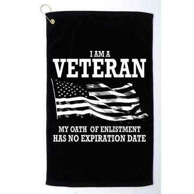Veteran My Oath Of Enlistment Has No Expiration Date Golf Towel