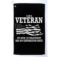 Veteran My Oath Of Enlistment Has No Expiration Date Golf Towel