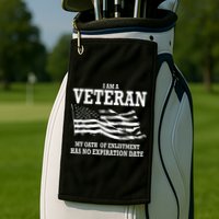 Veteran My Oath Of Enlistment Has No Expiration Date Golf Towel