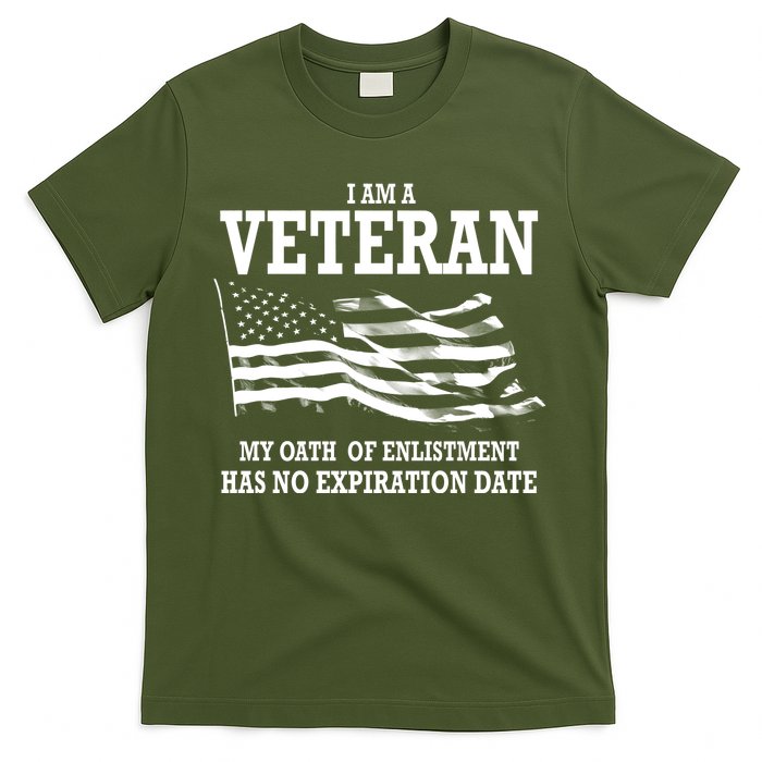 Veteran My Oath Of Enlistment Has No Expiration Date T-Shirt