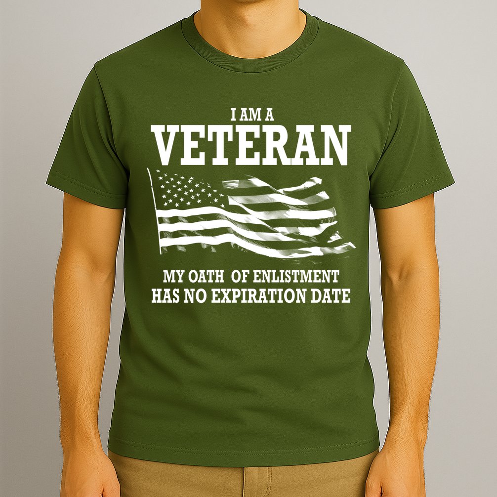 Veteran My Oath Of Enlistment Has No Expiration Date T-Shirt