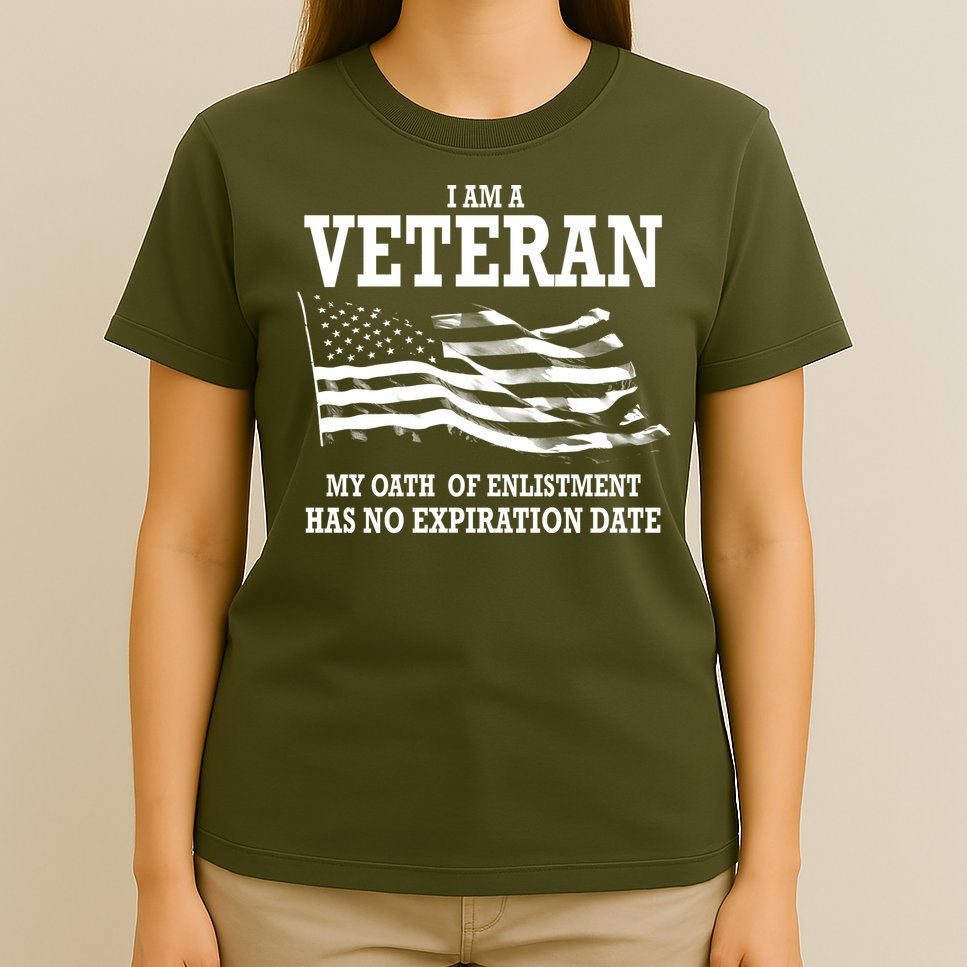 Veteran My Oath Of Enlistment Has No Expiration Date T-Shirt