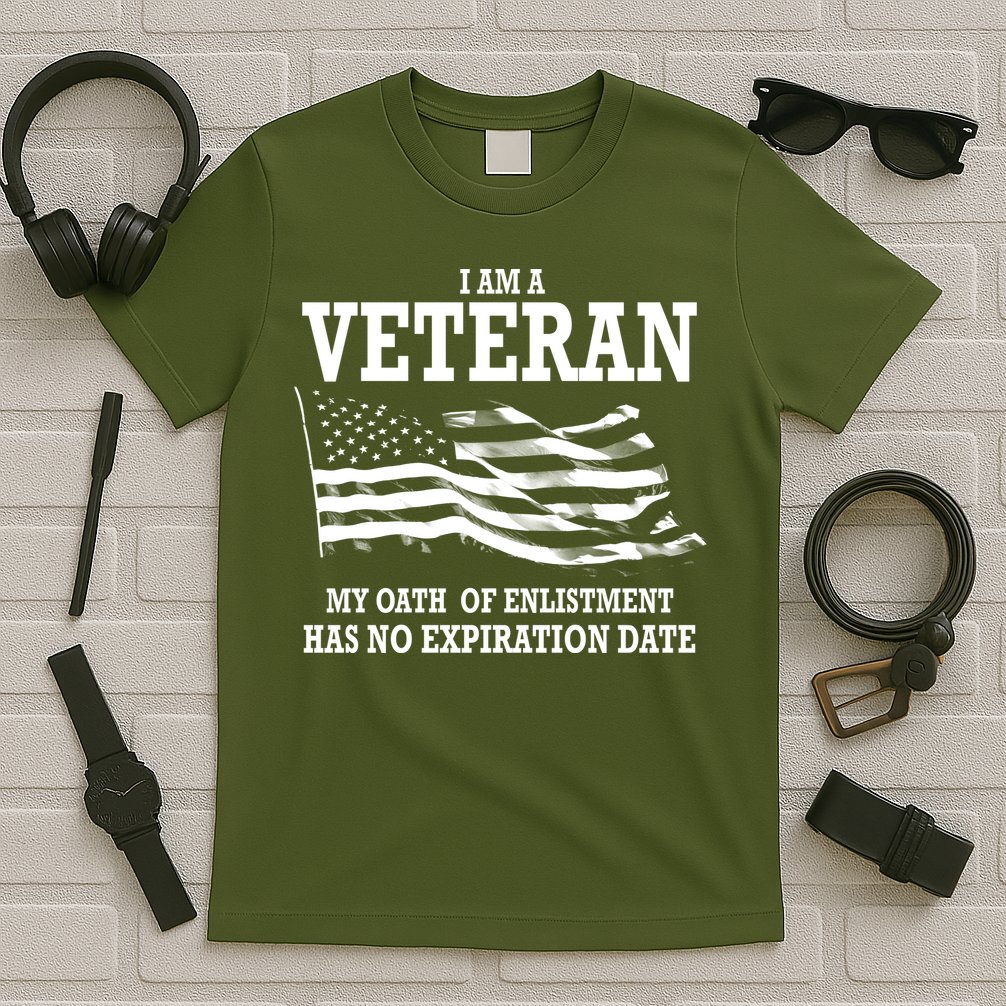 Veteran My Oath Of Enlistment Has No Expiration Date T-Shirt