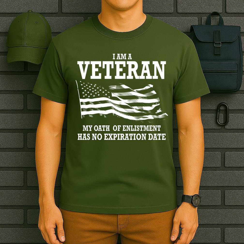 Veteran My Oath Of Enlistment Has No Expiration Date T-Shirt