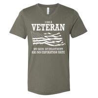 Veteran My Oath Of Enlistment Has No Expiration Date V-Neck T-Shirt