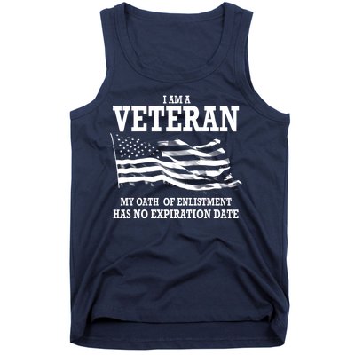 Veteran My Oath Of Enlistment Has No Expiration Date Tank Top