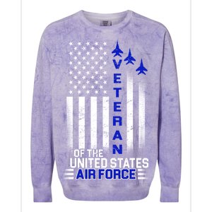 Veteran Of The United States Air Force Colorblast Crewneck Sweatshirt