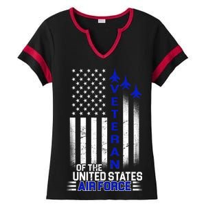 Veteran Of The United States Air Force Ladies Halftime Notch Neck Tee