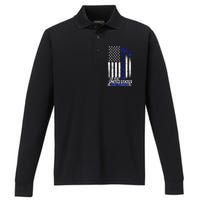 Veteran Of The United States Air Force Performance Long Sleeve Polo