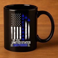 Veteran Of The United States Air Force 11oz C Handle Ceramic Mug