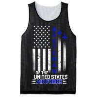 Veteran Of The United States Air Force Mesh Reversible Basketball Jersey Tank