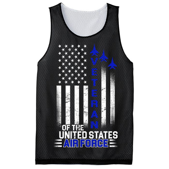 Veteran Of The United States Air Force Mesh Reversible Basketball Jersey Tank