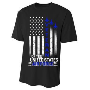 Veteran Of The United States Air Force Performance Sprint T-Shirt