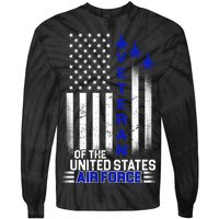 Veteran Of The United States Air Force Tie-Dye Long Sleeve Shirt