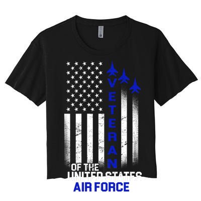 Veteran Of The United States Air Force Women's Crop Top Tee