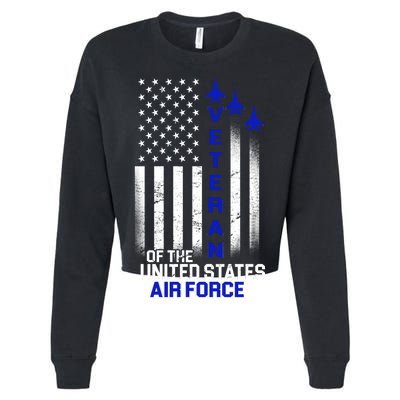 Veteran Of The United States Air Force Cropped Pullover Crew