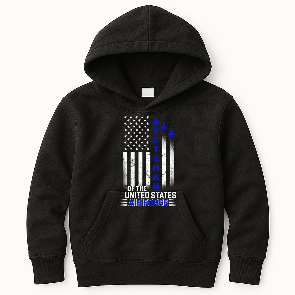 Veteran Of The United States Air Force Kids Hoodie